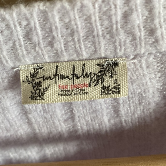 Free People Around the Clock Pullover Oversize Sweater Tunic Lavender Size XS - Picture 7 of 16